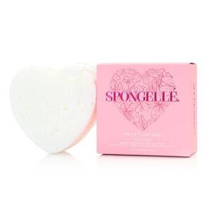 Spongelle Sweet Orchid Body Wash Infused Buffer 20+ Washes Heart Shaped
